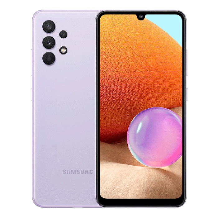Смартфон Samsung Galaxy A32 4/64Gb фиолетовый RU - фото №1