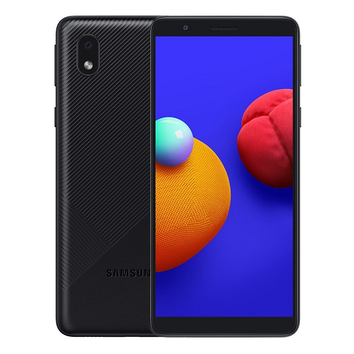 Смартфон Samsung Galaxy A01 Core 1/16Gb черный RU - фото №1