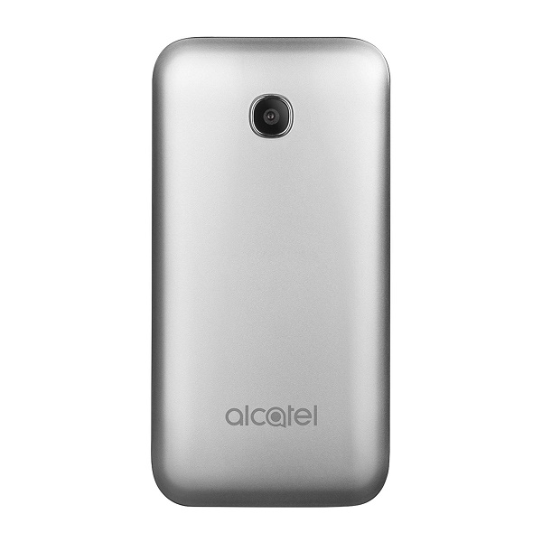 Мобильный телефон Alcatel OneTouch 2051D, раскладной, 2Sim, серебристый - фото №1