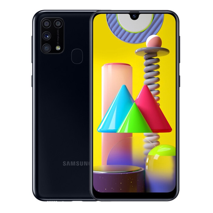 Смартфон Samsung Galaxy M31 6/128Gb черный RU - фото №1