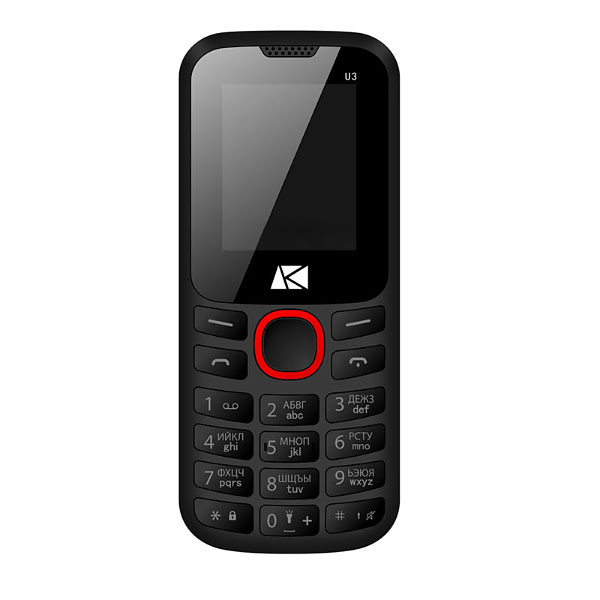 Мобильный телефон ARK U3, 2Sim, красный - фото №1